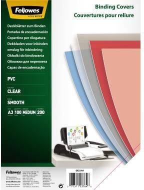 Fellowes Deckblatt 53764 DIN A3 200mic. tr 100 St./Pack.-0