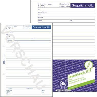 Avery Zweckform Gesprächsnotiz 1210 DIN A5 Recyling Block 50Blatt weiß-0
