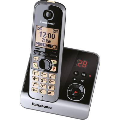 Panasonic KX-TG6721GB - Schnurlostelefon - Anrufbeantworter mit Rufnummernanzeige