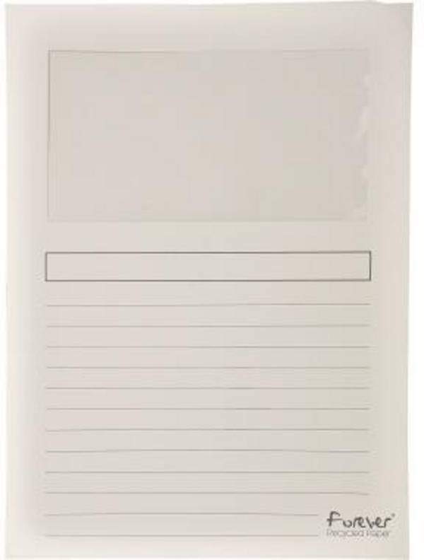Exacompta Fenstermappe Forever 50110E A4 ws 100 St./Pack.