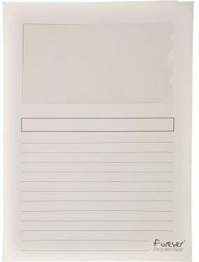 Exacompta Fenstermappe Forever 50110E A4 ws 100 St./Pack.