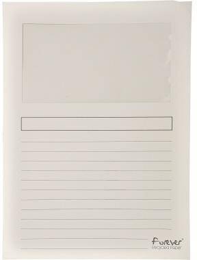 Exacompta Fenstermappe Forever 50110E A4 ws 100 St./Pack.-0