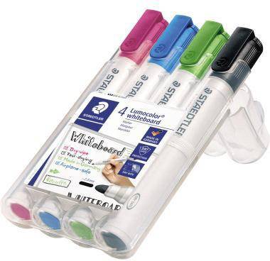 STAEDTLER Whiteboardmarker Lumocolor 351 WP4-1 sort. 4 St/Pack-0