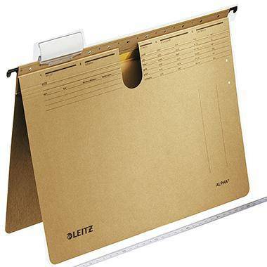 Leitz Hängehefter ALPHA 19940000 A4 Amtsheftung naturbr 25 St./Pack.-0