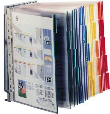 DURABLE Sichttafelsystem 567610 Wandhalter leer für 20 Sichttafeln-2