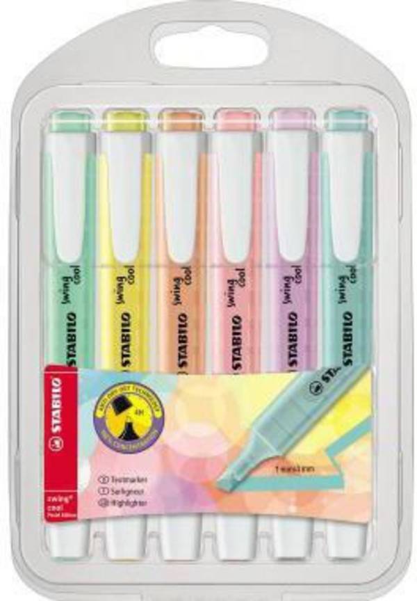 STABILO® Textmarker swing cool 275/6-08 6 St./Pack.
