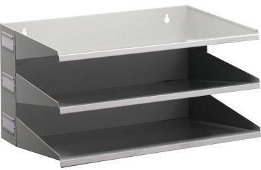 DURABLE Sortierstation 335910 A4/Folio 3Fächer Metall gr