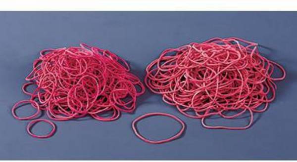 Gummiring 100mm Kautschuk rot 500 St./Pack. · Durchmesser: 100 mm · Werkstoff: