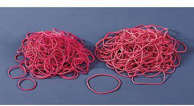 Gummiring 100mm Kautschuk rot 500 St./Pack. · Durchmesser: 100 mm · Werkstoff:-0