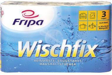 Fripa Küchenrolle 3014006 3-lagig 4 Rl./Pack.-0