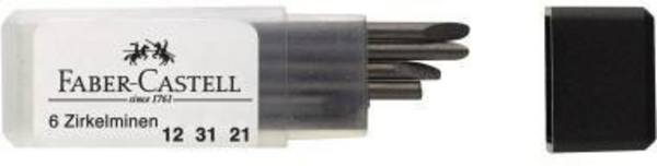 Faber-Castell Zirkelmine 123121 in Dose 6 St./Pack.