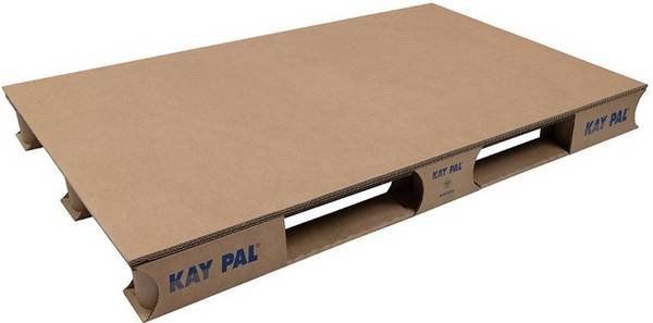 TRANSPAK 7500249 Wellpapp-Palette  Maße 1200x800mm 2 Einfahröffnung wellpappe br