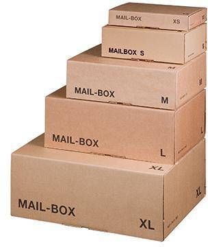 smartboxpro Versandkarton MAIL-BOX 00069028 244x145x38mm XS braun-2
