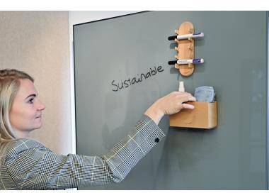 LEGAMASTER 150063000 Legamaster Glasboard-Zube hörhalter WOODEN 7-122725 magneti-2