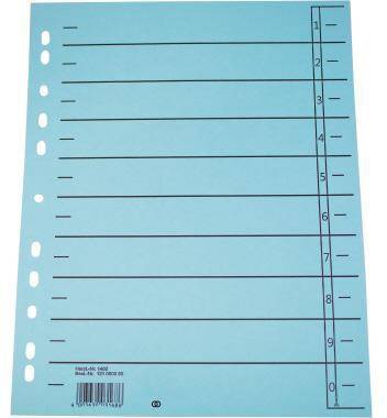 Soennecken Trennblatt oeco 1457 A4 230g Karton bl 100St.-0