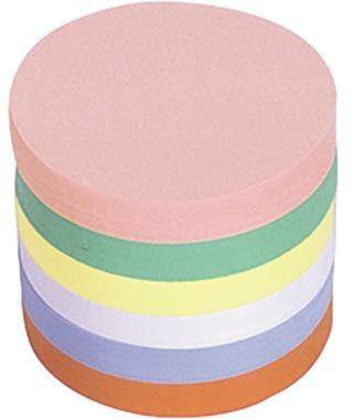 magnetoplan Moderationskarte 111151610 rund 100mm sort. 6x84St.-0