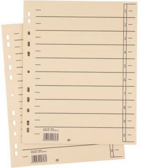 Soennecken Trennblatt oeco 1453 A4 200g Karton ch 100St.