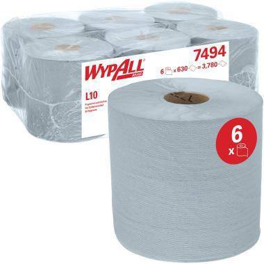WYPALL 446230350 WYPALL Wischtuch Roll Con trol 7494 18,5x38cm blau 6St. Die p-0