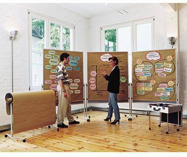Legamaster Moderationspapier 116 x 140 cm (B x H) 80g/m braun 100 Bl./Pack. ·-2
