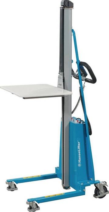 Minilifter E-MES Trgf.150kg m.PVC-Plattform Hubber.130-1500mm HANSELIFTER-0
