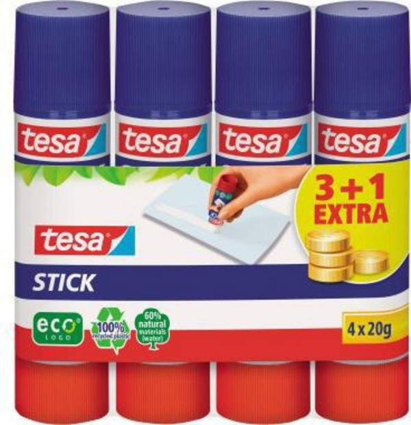 tesa Klebestift ecoLogo 57088-00200 20g 4 St./Pack.