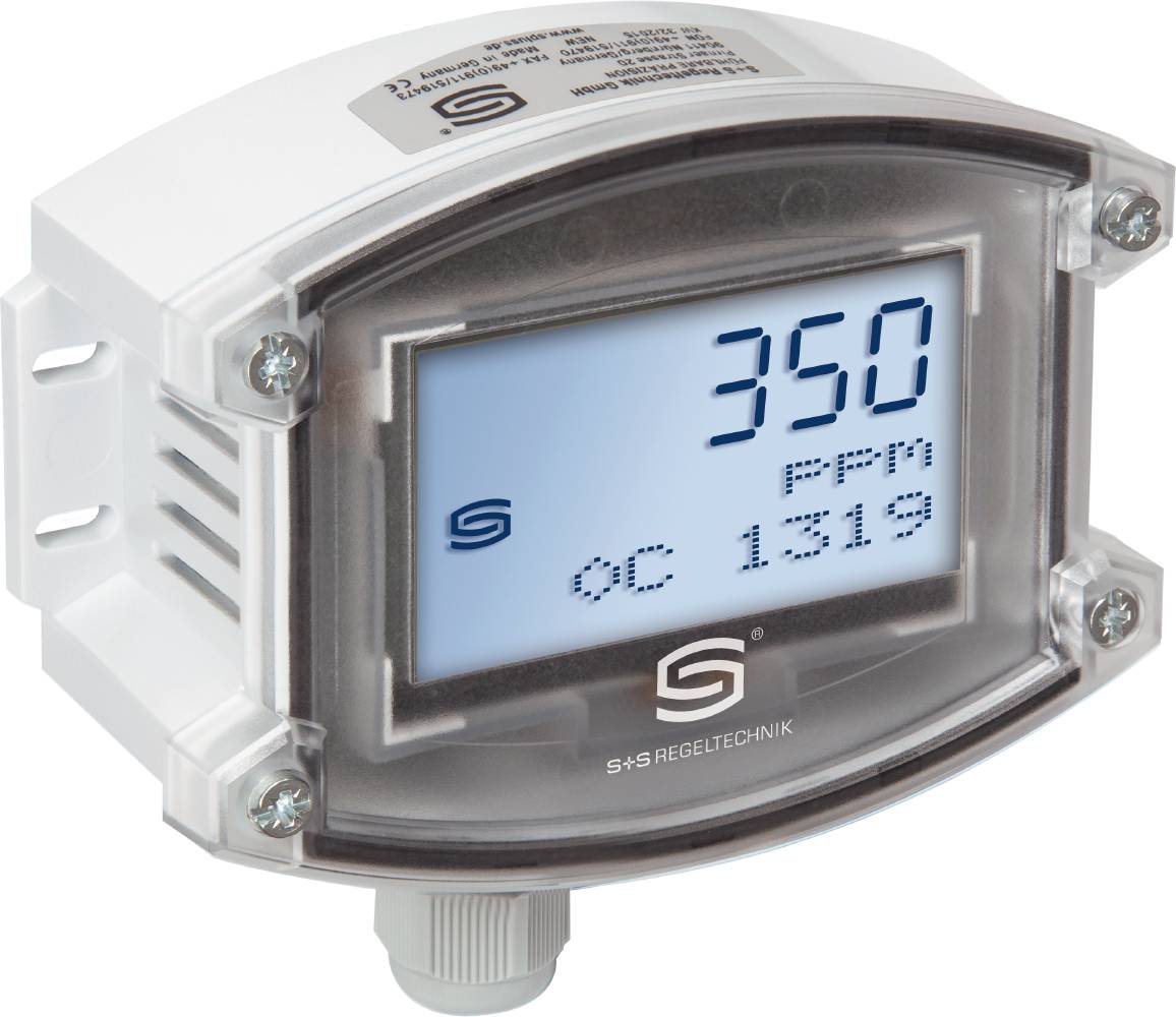 S+S REGELTECHNIK 1501-7110-7371-200, AERASGARD, ACO2-W LCD Multifunktionale Aufputzsensoren und Messumformer-2