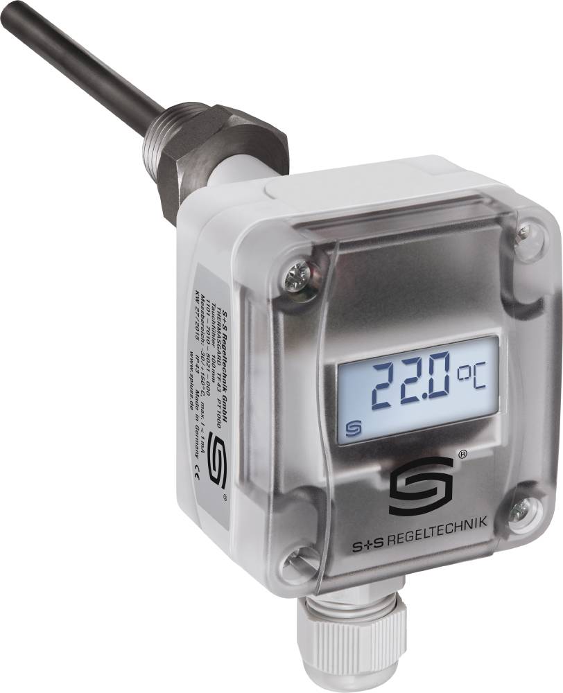 S+S REGELTECHNIK 1101-7121-2059-900, THERMASGARD, TM65-U 250mm LCD Temperaturmessumformer-2