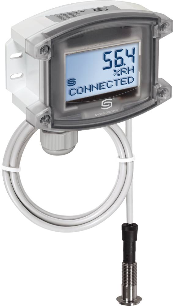 S+S REGELTECHNIK 1201-625F-1400-000, HYGRASGARD, VFTF-wModbus LCD WIRELESS Vitrine Feuchtigkeits- und Temperatursensor-4