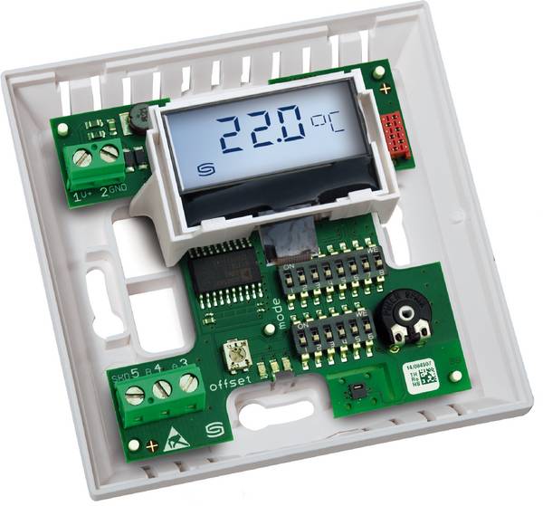 S+S REGELTECHNIK 1101-42A6-2001-005, THERMASGARD, RTM1-Modbus P LCD Raumtemperatur-Messumformer