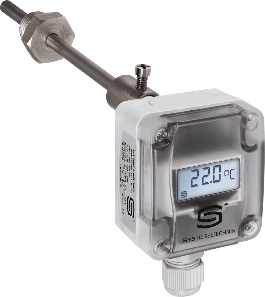 S+S REGELTECHNIK 1101-7112-2029-900, THERMASGARD, TM43-I 100mm LCD Temperaturmessumformer-2