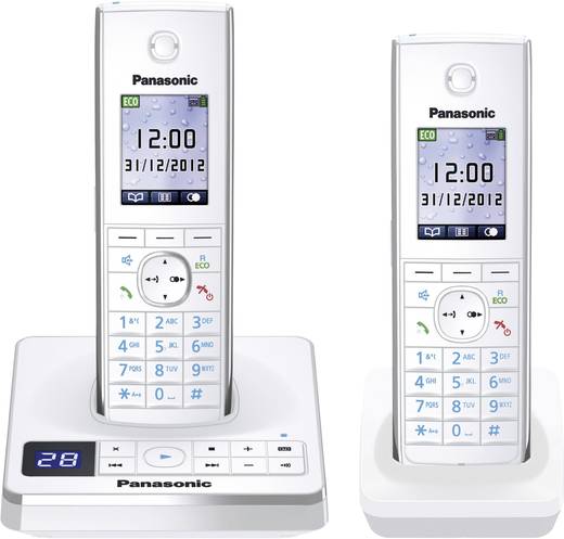 Panasonic Kx Tg8061gw Telefon Schnurlos Mit Anrufbeantworter 1 Mobilteil Weiß