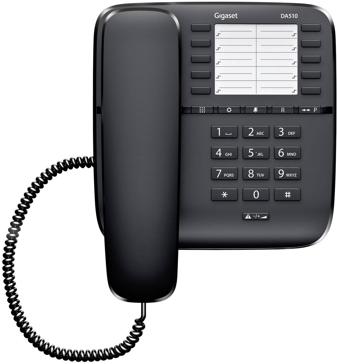 Gigaset DA510 Schnurgebundenes Telefon, analog kein Display Schwarz-1