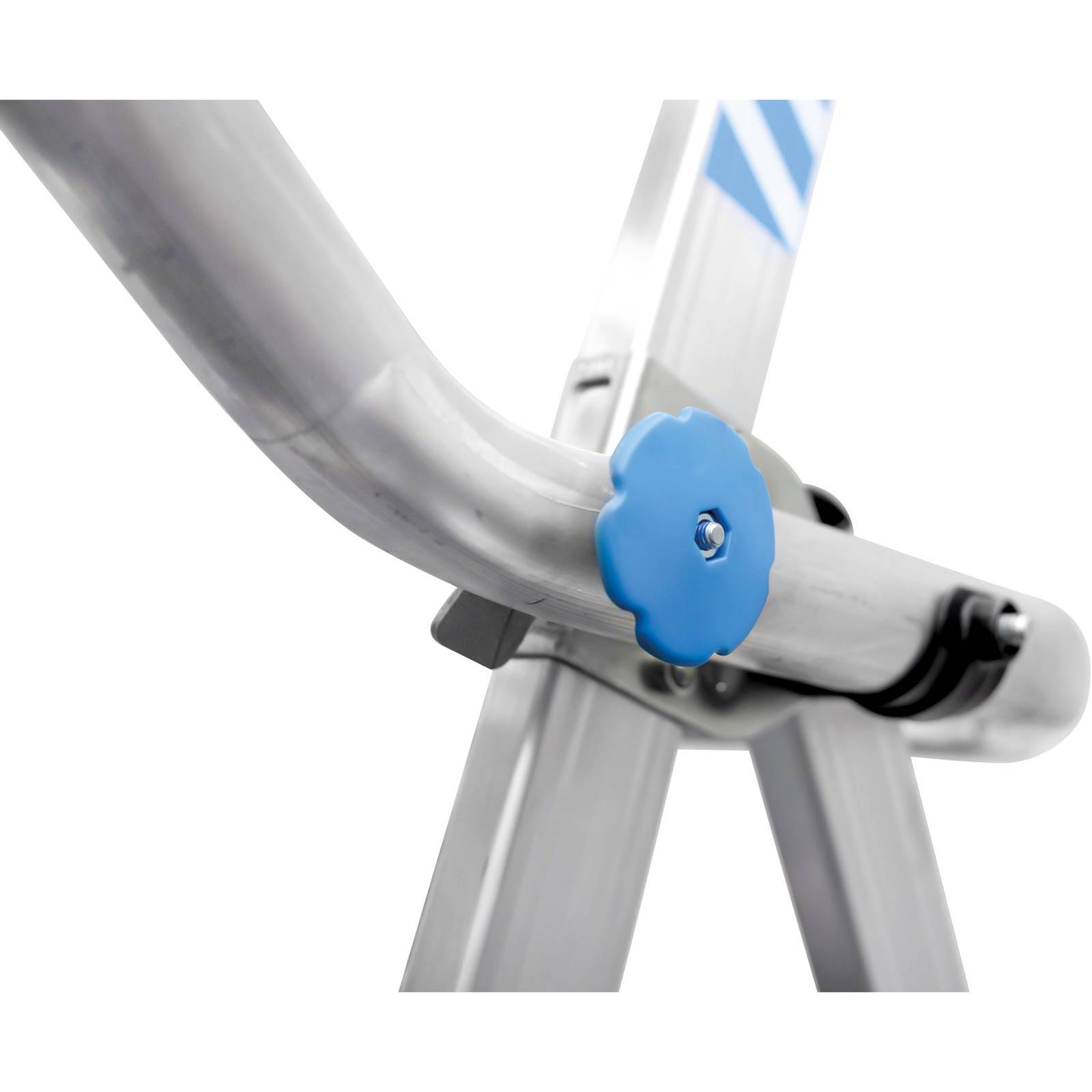Zarges Teleskop Plattformleiter ZAP Masterflex Plus S gebördelt 6-9 Stufen-3