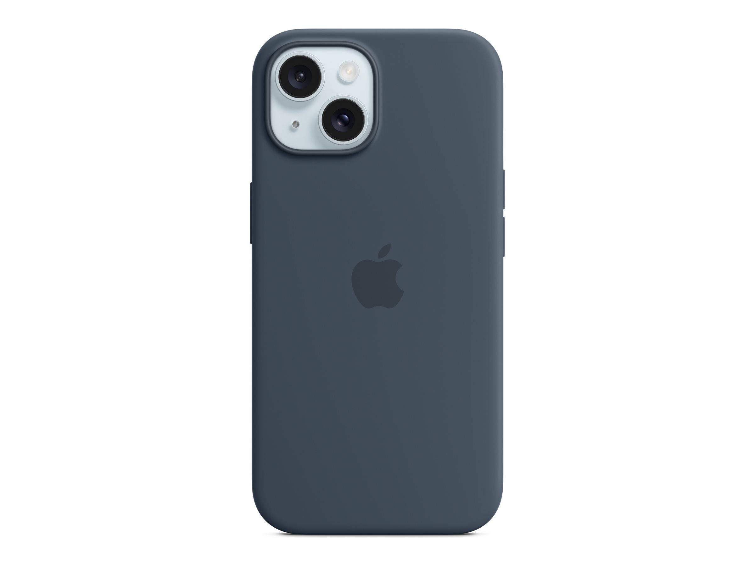 Apple Silikon Case mit MagSafe für iPhone 15, sturmblau MXPF3ZM/A-1
