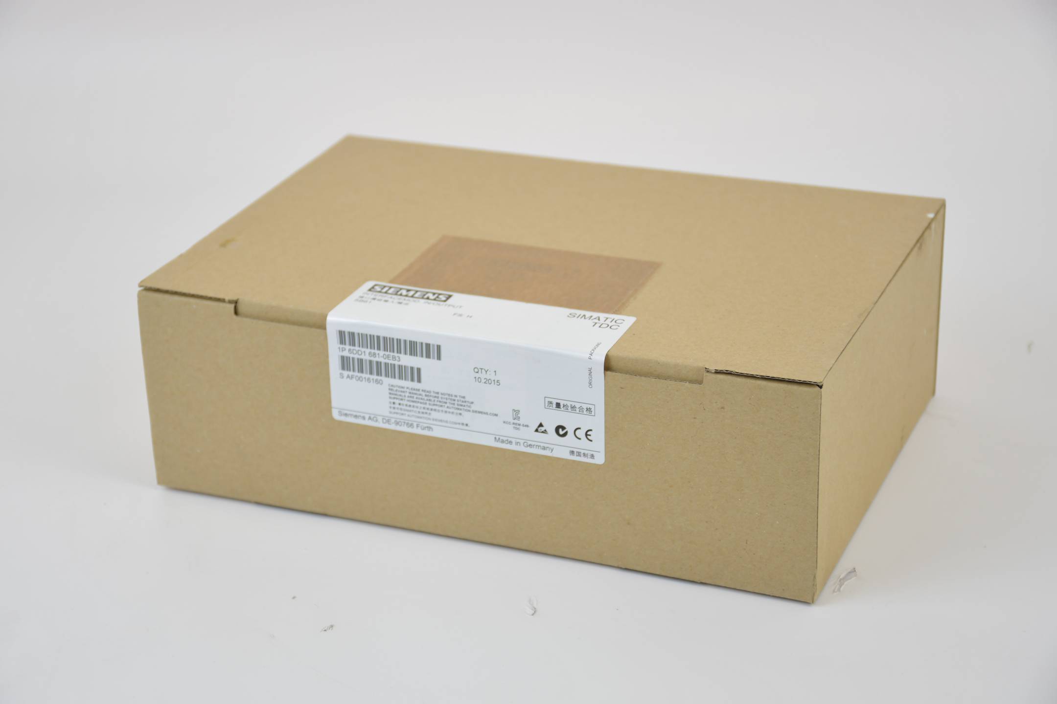 Siemens simatic TDC binäre Eingabe SB61 6DD1681-0EB3 ( 6DD1 681-0EB3 ) Ver H