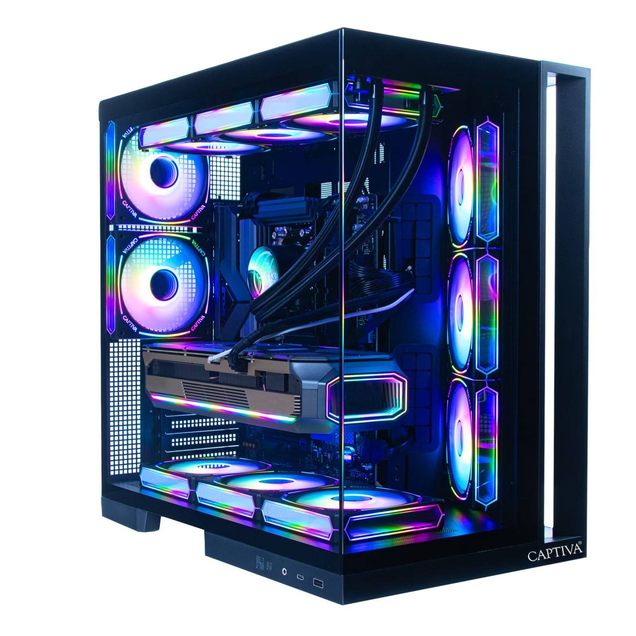 Captiva PC Highend Gaming R90-330 (Ryzen 9 9900X3D/RTX5080 16GB GDDR7/SSD 2TB/64GB/WLAN/Windows 11 Home 64-bit)-0