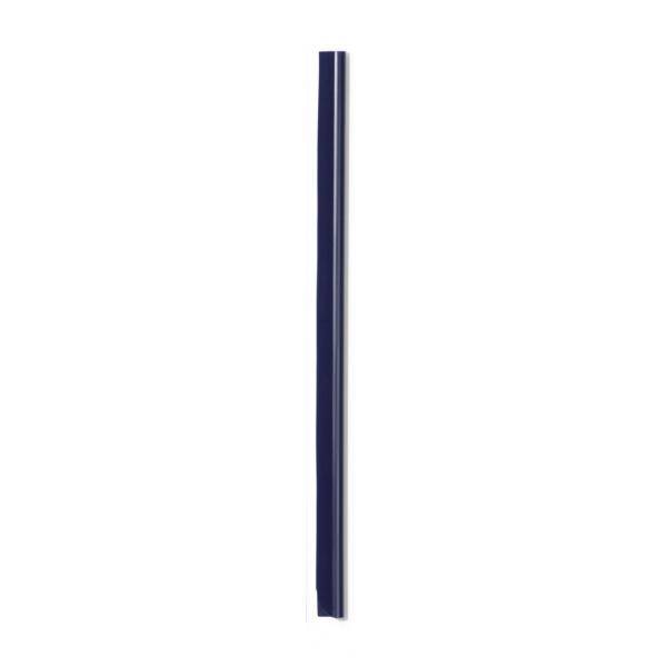 Klemmschiene für DIN A4, bis zu 60 Blatt, Füllhöhe 6 mm, Kunststoff, 100 Stück, dunkelblau