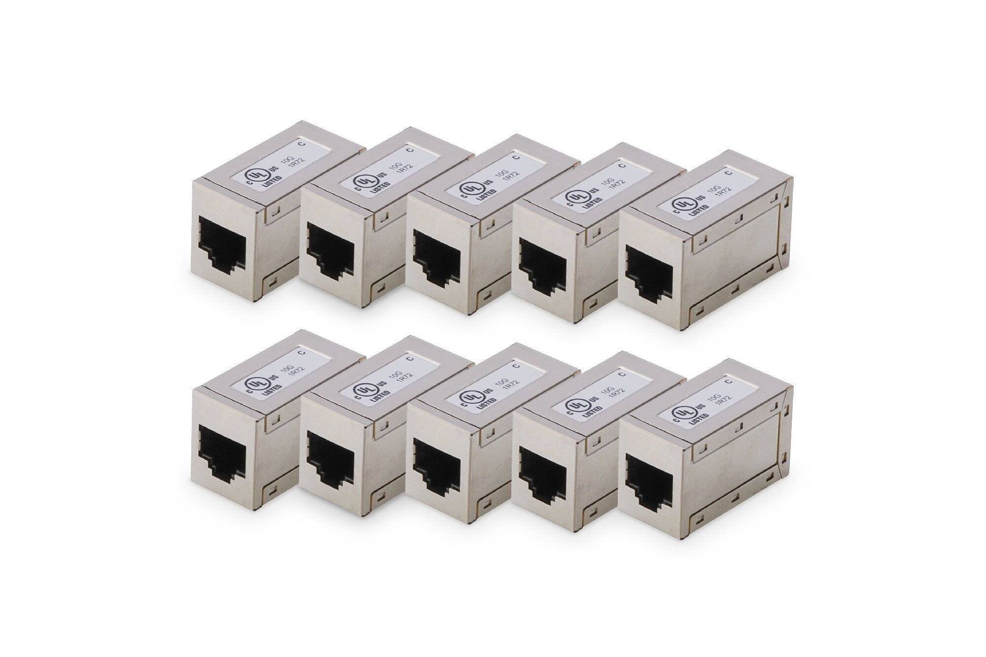 DIGITUS CAT 6, modulare Kupplung, geschirmt - 10 Stk.-2