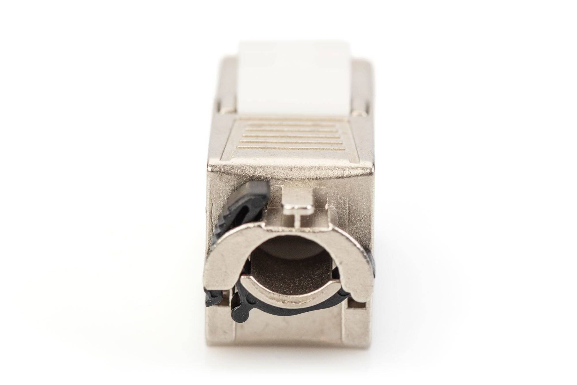 CAT 6A Keystone Jack, geschirmt, 4 Stück werkzeugfreie Verbindung-1