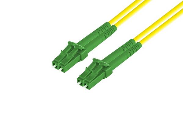LWL Duplex Patchkabel LC/APC-LC/APC - 2,50m E9/125µm OS2 in gelb 2,50m