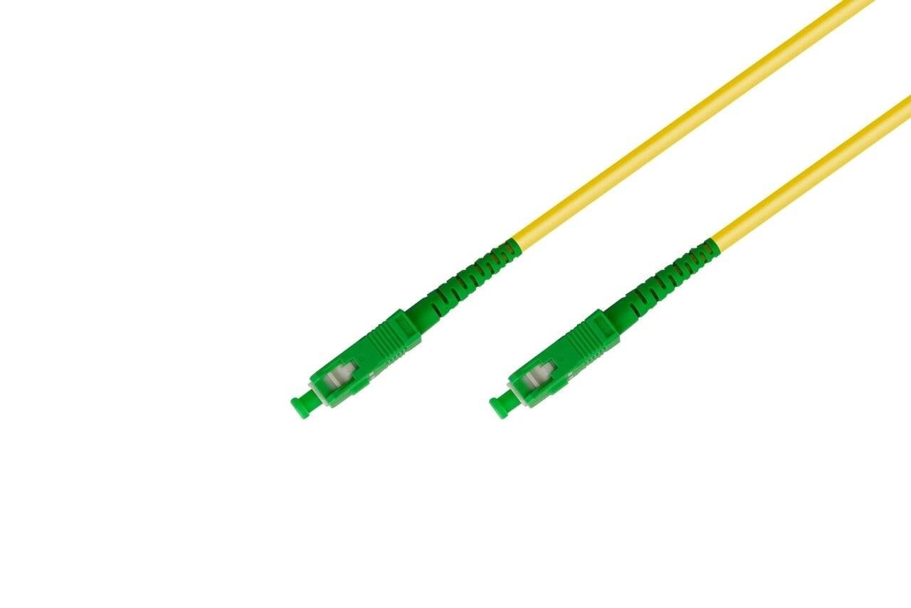 LWL Simplex Patchkabel SC/APC-SC/APC - 35m E9/125µm OS2 in gelb 35m-0