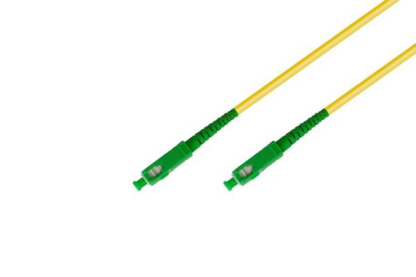 LWL Simplex Patchkabel SC/APC-SC/APC - 35m E9/125µm OS2 in gelb 35m
