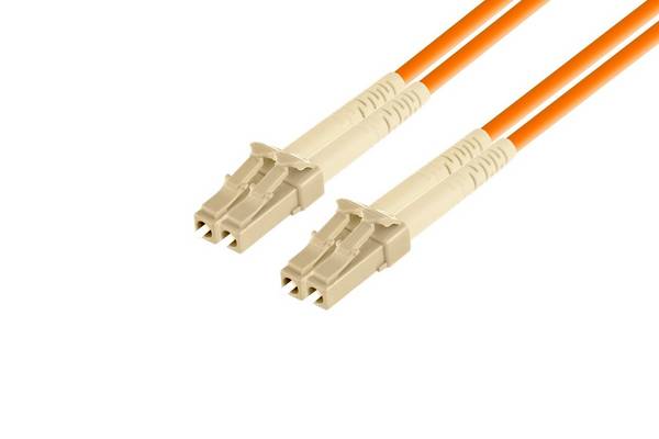 LWL Duplex Patchkabel LC-LC - 2m G50/125µm OM2 in orange 2m