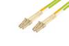 LWL Duplex Patchkabel LC-LC - 1,50m G50/125µm OM5 in lime-green 1,50m