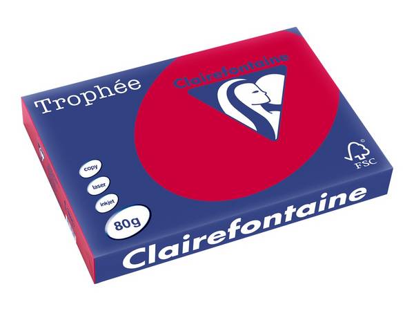 EXACOMPTA - Clairefontaine TROPHEE - Intensive Red - A3 (297 x 420 mm)