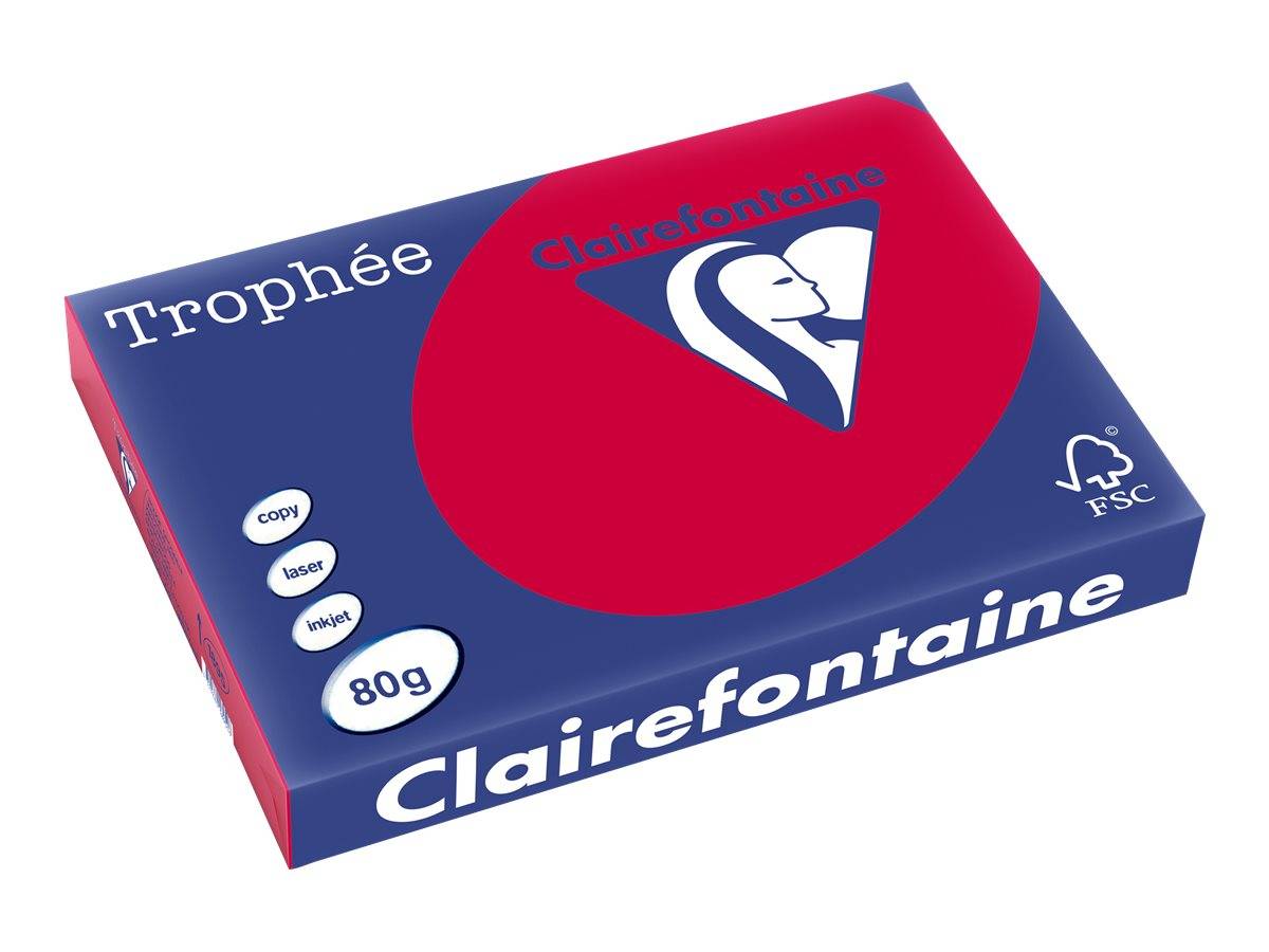 EXACOMPTA - Clairefontaine TROPHEE - Intensive Red - A3 (297 x 420 mm)-0