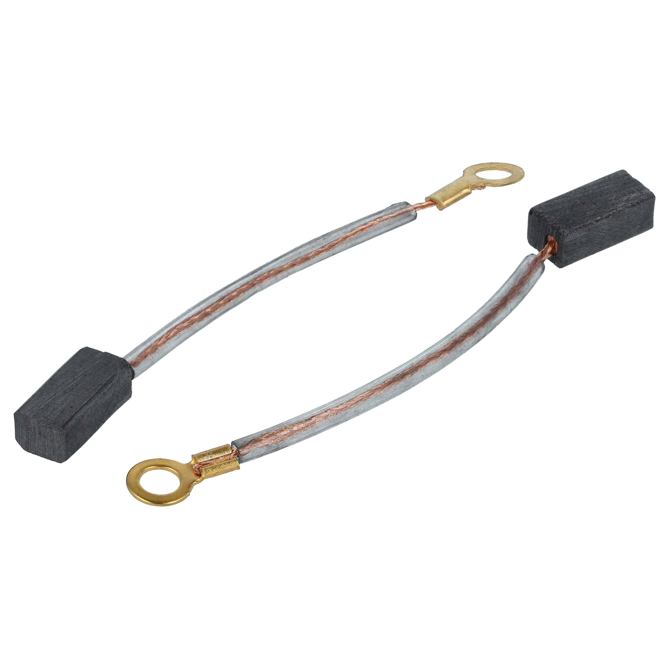 vhbw 2x Kohlebürste 5 x 6 | 5 x 13 mm kompatibel mit Fein AHSI 636 Geradschleifer-0