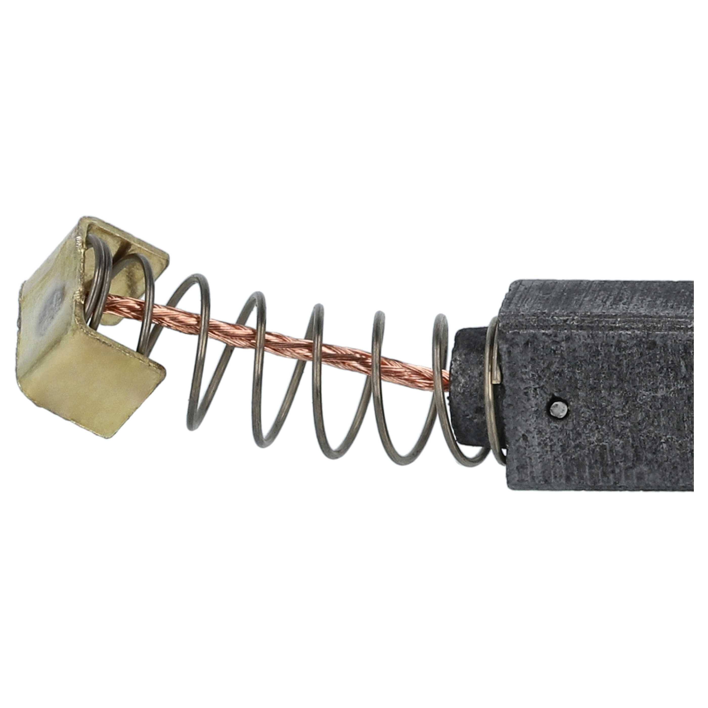 vhbw 2x Kohlebürste 5 x 8 x 14 mm kompatibel mit Festool DRP 16 ETQ | 13-2 EQ Bohrhammer, Bohrmaschine + Feder-4