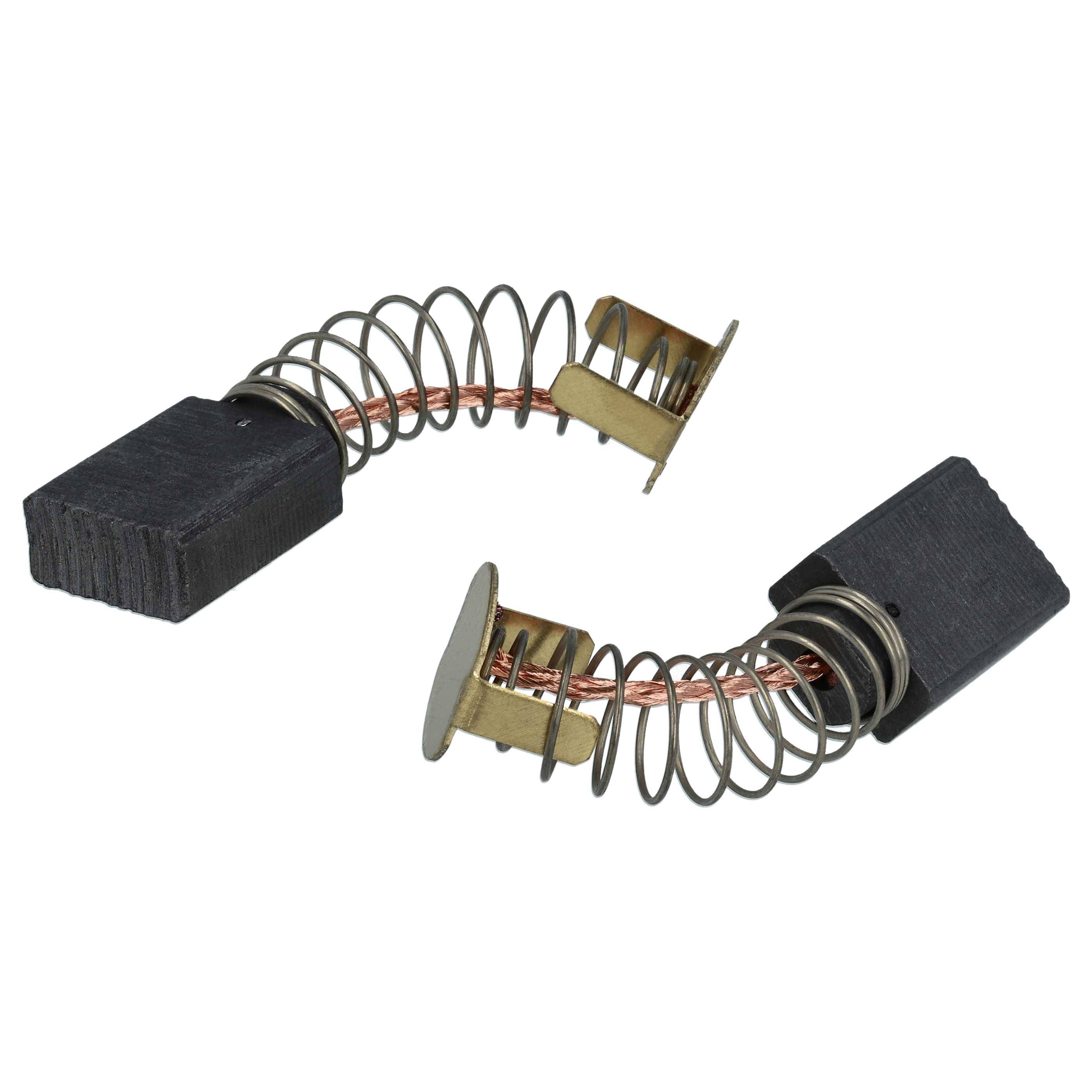 vhbw 2x Kohlebürste 6,4 x 12,5 x 20 mm Ersatz für Fein 1 617 014 136, 30711056001, 30711061008 für Winkelschleifer-0