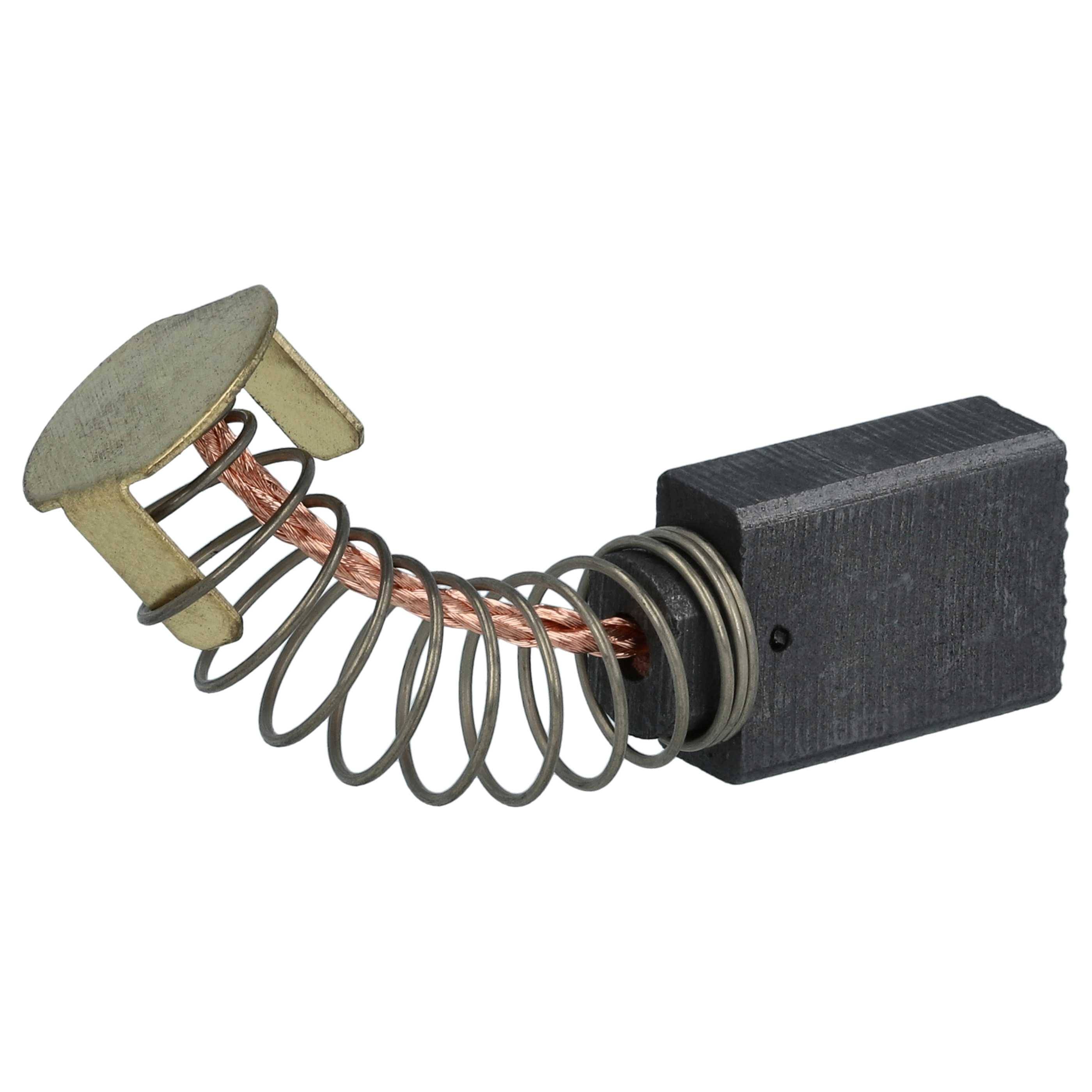 vhbw 2x Kohlebürste 6,4 x 12,5 x 20 mm Ersatz für Fein 1 617 014 136, 30711056001, 30711061008 für Winkelschleifer-1